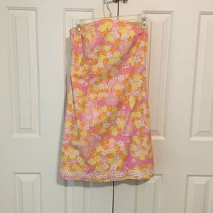 Lilly Pulitzer Vintage Strapless Dress
